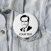 Mitt Romney T-shirts Ronde Button 4,0 Cm (In situ)