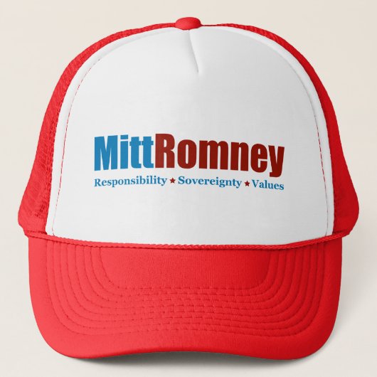 Mitt Romney Trucker Pet (Voorkant)