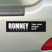MITT ROMNEY-verkiezingsuitslag Bumpersticker (Op auto)