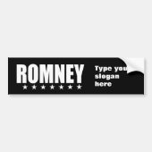 MITT ROMNEY-verkiezingsuitslag Bumpersticker (Voorkant)