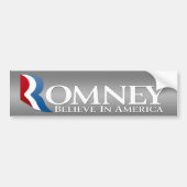 Mitt Romney voor President 2012 Bumpersticker (Voorkant)