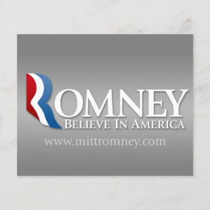 Mitt Romney voor President 2012 Flyer