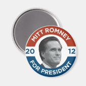Mitt Romney Voor President 2012 Magneet (Voorkant / Achterkant)