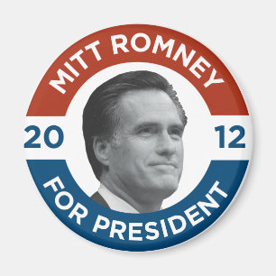 Mitt Romney Voor President 2012 Magneet