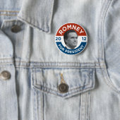 Mitt Romney Voor President 2012 Ronde Button 5,7 Cm (In situ)