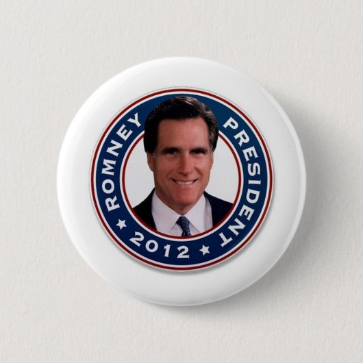 Mitt Romney voor President 2012 Ronde Button 5,7 Cm (Voorkant)