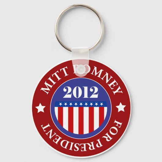 Mitt Romney voor President 2012 Sleutelhanger (Voorkant)