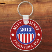 Mitt Romney voor President 2012 Sleutelhanger (Voorkant)