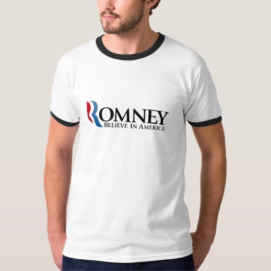Mitt Romney voor President 2012 T-shirt (Voorkant)