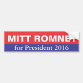 Mitt Romney voor President in 2016 Bumpersticker (Voorkant)