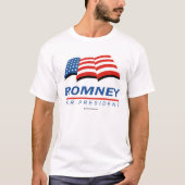 MITT ROMNEY VOOR PRESIDENT T-SHIRT (Voorkant)