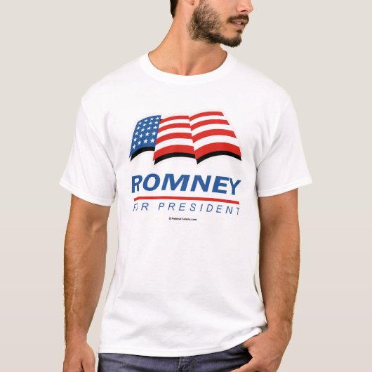 MITT ROMNEY VOOR PRESIDENT T-SHIRT (Voorkant)