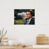 Mitt Romney & White House Poster (Keuken)