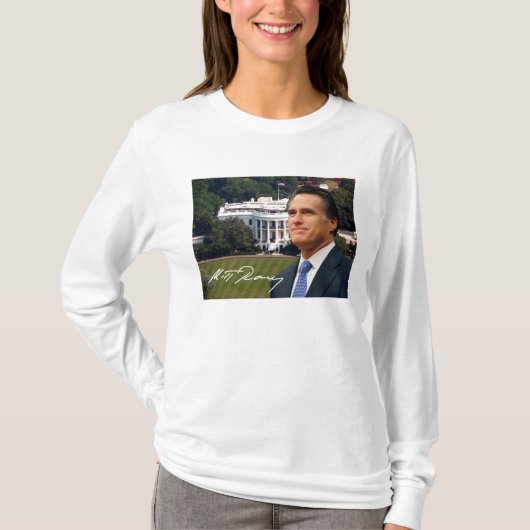 Mitt Romney & White House T-shirt (Voorkant)