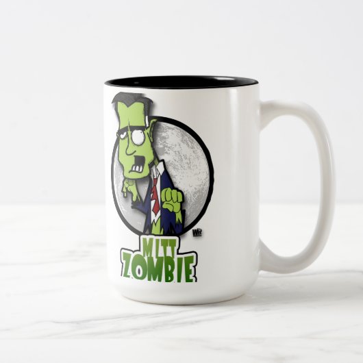 Mitt Zombie aanvallen! Tweekleurige Koffiemok (Rechts)