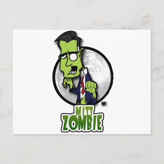 Mitt Zombie Briefkaart (Voorkant)