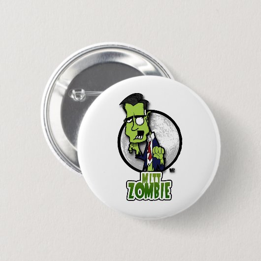 Mitt Zombie Ronde Button 5,7 Cm (Voorkant /achterkant)