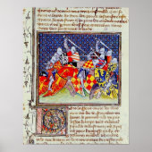 Mittelalterliche Buchmalerei  Poster (Voorkant)