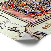 Mittelalterliche Buchmalerei  Poster (Hoek)