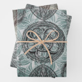 Mittelalterlicher Gotik Inpakpapier Vel (In situ)