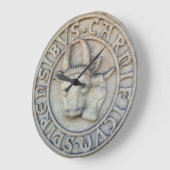 Mittelalterliches Metzger Relief mit Kuh und Bulle Grote Klok (Hoek)