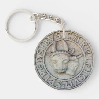 Mittelalterliches Metzger Relief mit Kuh und Bulle Sleutelhanger