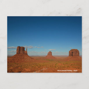 Mitten Buttes en Merrick Butte in Monument Valley Briefkaart