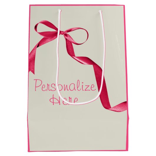 Mitten elegante kant winter lint schattig roze crè medium cadeauzakje (Achterkant)