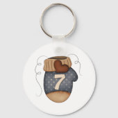 Mitten Number Seven Sleutelhanger (Achterkant)