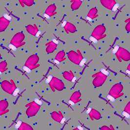 Mitten retro grijs kussen