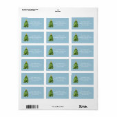 Mitten Tree Address Label (Full Sheet)