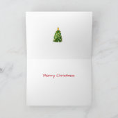 Mitten Tree-Kaart Feestdagen Kaart (Binnen)