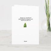 Mitten Tree-kerstkaart Feestdagen Kaart (Achterkant)