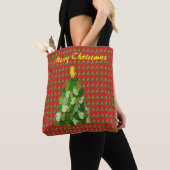 Mitten Tree Kerstmis Tote Bag (Dichtbij)