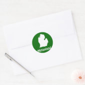 Mittenland Ronde Sticker (Envelop)