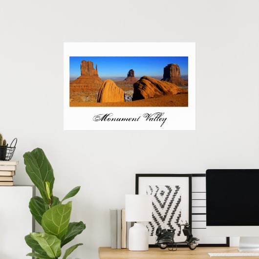 Mittens 2009 copy, Monument Valley Poster (Thuiskantoor)