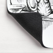 Mittens de Kitten (Bange Kat) (Beatrix Potter) Muismat (Hoek)