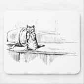 Mittens de Kitten (Bange Kat) (Beatrix Potter) Muismat (Voorkant)