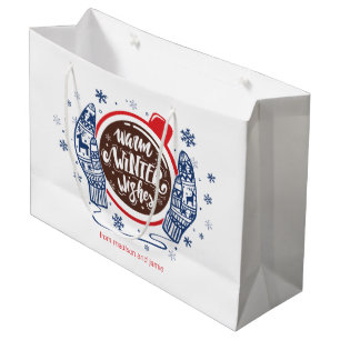 Mittens en Cocoa Warm Winter Wishes Holiday Groot Cadeauzakje
