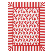 Mittens en Snowflakes Retro Kerstmis Ski Holiday