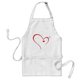 Mittens for Detroit "Heart Logo" Apron Standaard Schort