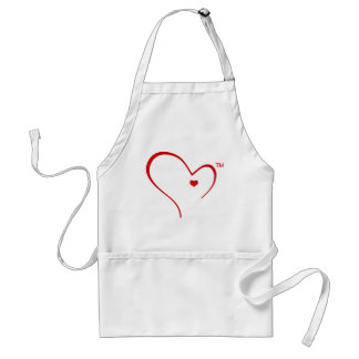 Mittens for Detroit "Heart Logo" Apron Standaard Schort