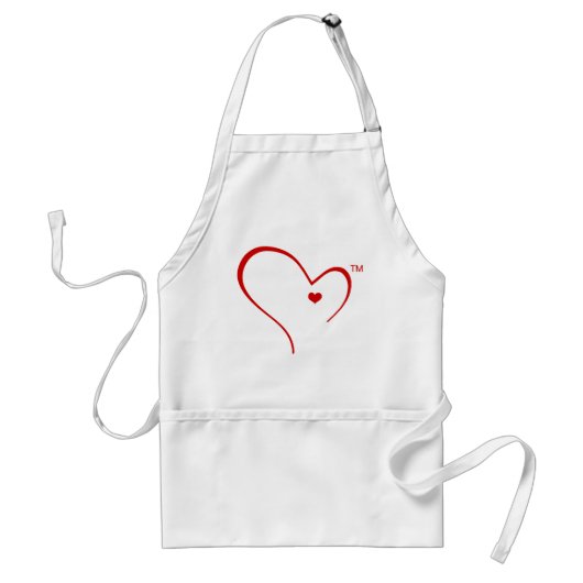 Mittens for Detroit "Heart Logo" Apron Standaard Schort (Voorkant)