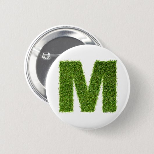 MITTENS - M - GRASS RONDE BUTTON 5,7 CM (Voorkant /achterkant)
