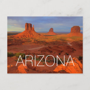 Mittens, Monument valley, AZ Briefkaart