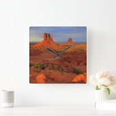 Mittens, monument valley, AZ Vierkante Klok (Huis)