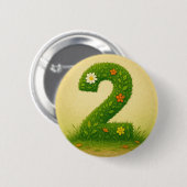 Mittens Nummer 2 Ronde Button 5,7 Cm (Voorkant /achterkant)