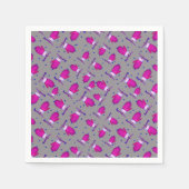 Mittens retro_grijs servet (Voorkant)