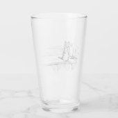 Mittens the Kitten (schaafkat) (Beatrix Potter) Glas (Achterkant)