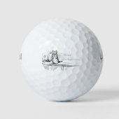 Mittens the Kitten (schaafkat) (Beatrix Potter) Golfballen (Voorkant)